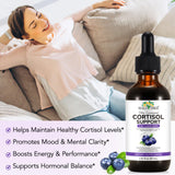 NIFEISHI Cortisol Reducer Liquid Drops on a wooden table