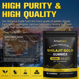 NIFEISHI Himalayan Shilajit Gummies close-up of gummies