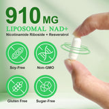 NIFEISHI NAD+ Supplement 910mg side view of bottle