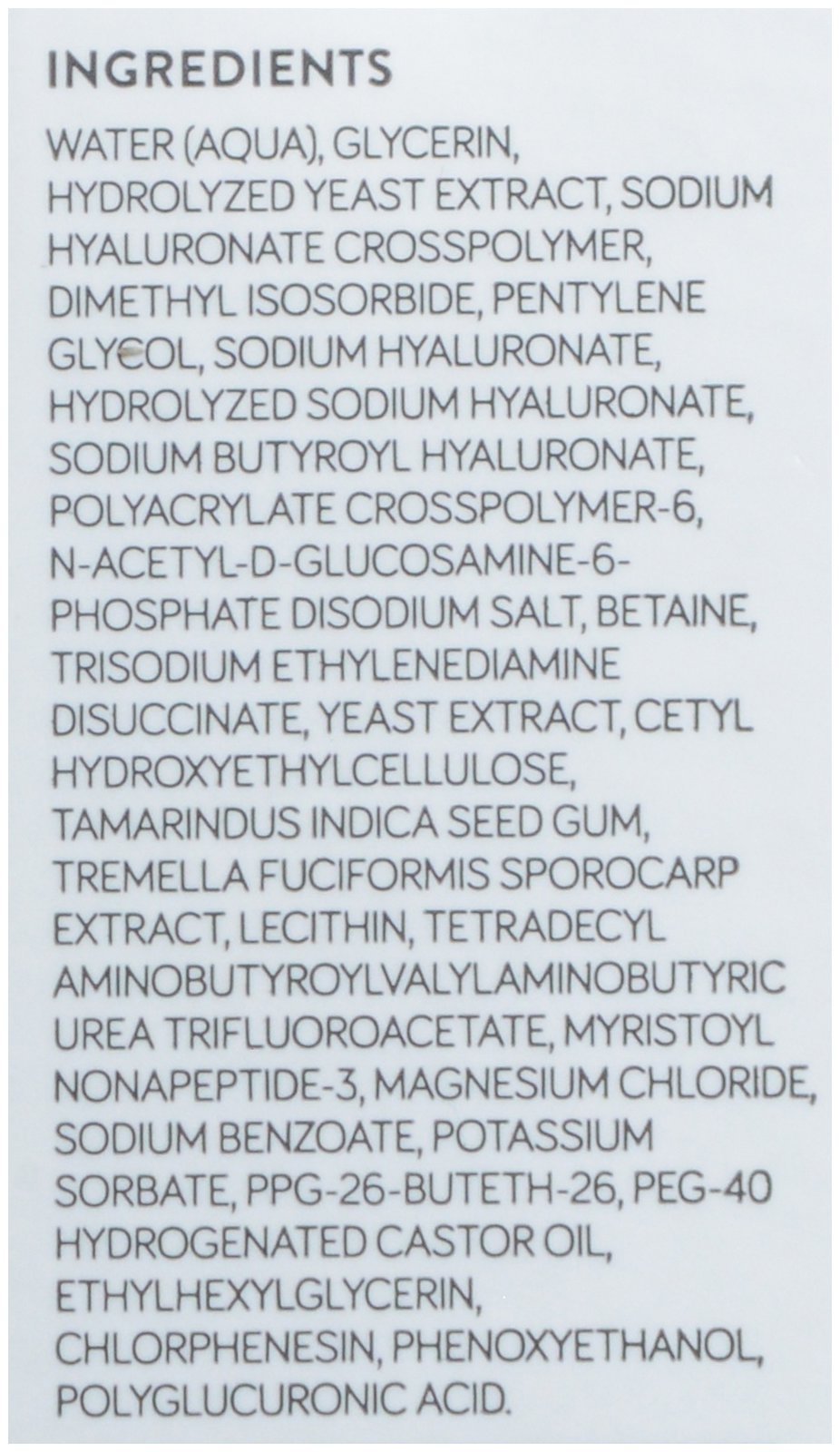 NIOD Hyaluronic Acid Supplement 500g side view