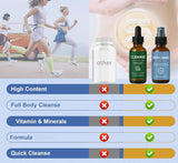 Nitidissima Cleanse Pack with both bottles open and ready for use
