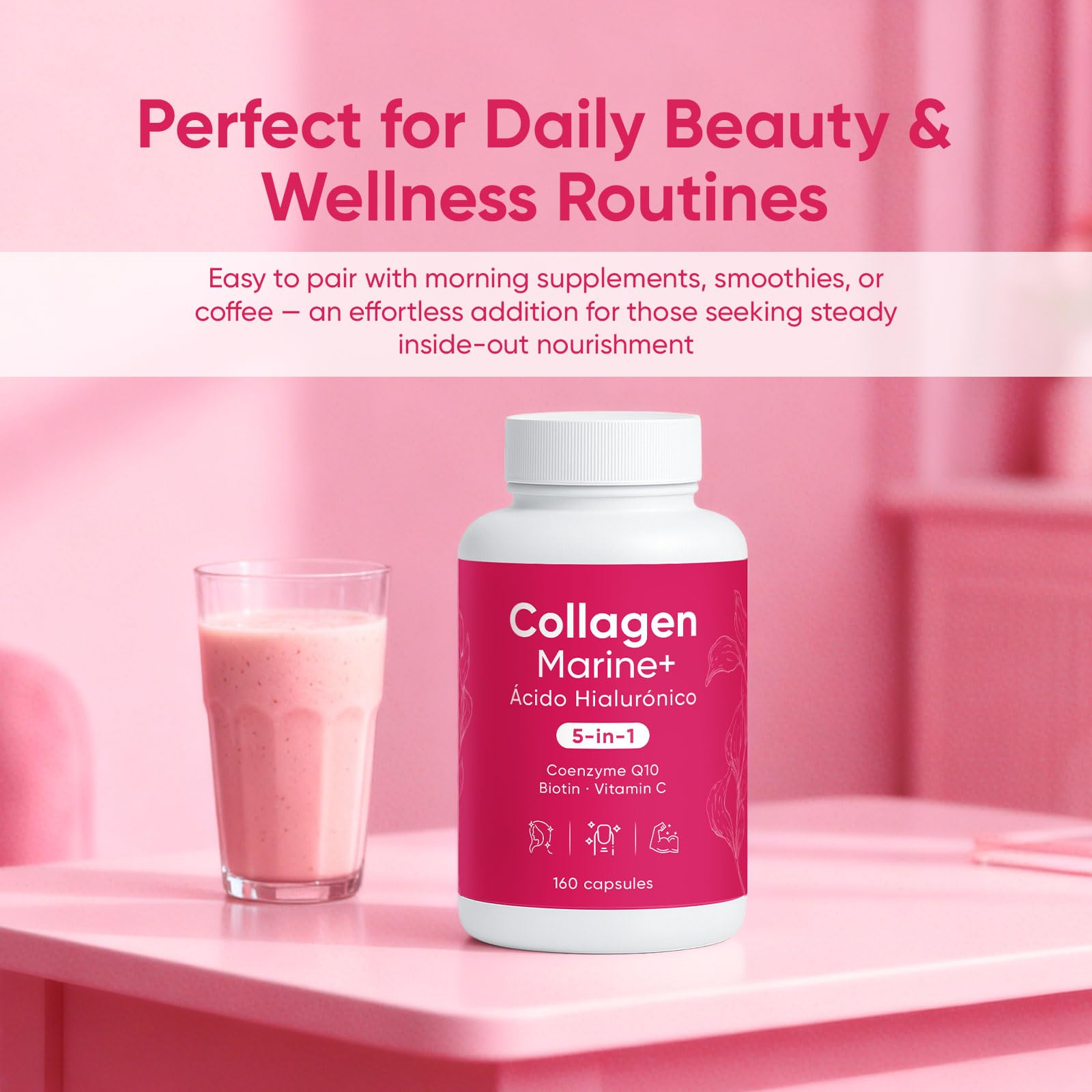 Nitidissima Collagen Supplement side view