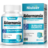 Niuloer Probiotic Supplement 60 capsules front view