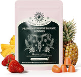 NIUSISE Feminine Balance Gummies 60 Count strawberry flavour front view