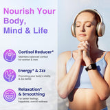 Nivantav Cortisol Supplements 14-in-1 Powder serving suggestion