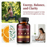 NIVARA FerraVital Iron Support for Women bottle side view