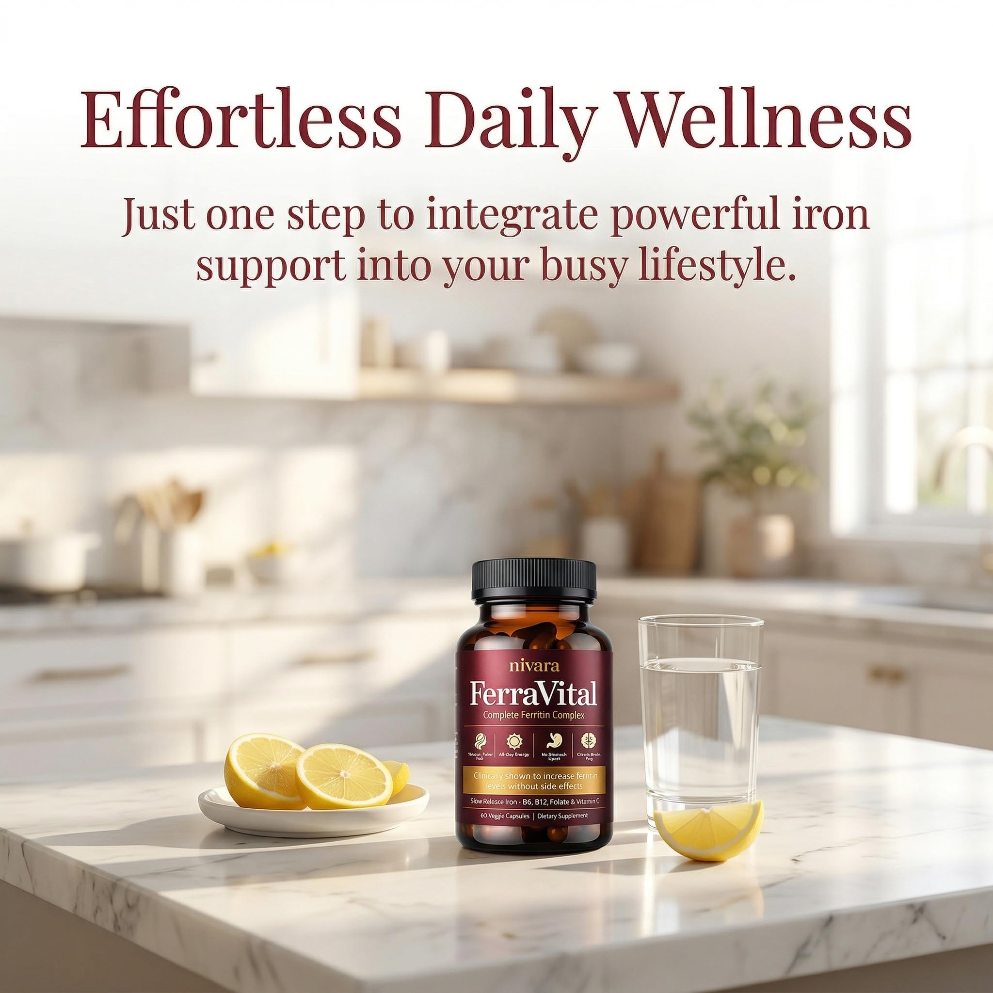 NIVARA FerraVital Iron Support for Women lifestyle scene
