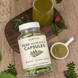 NIVELLE Moringa Capsules back view with ingredient list
