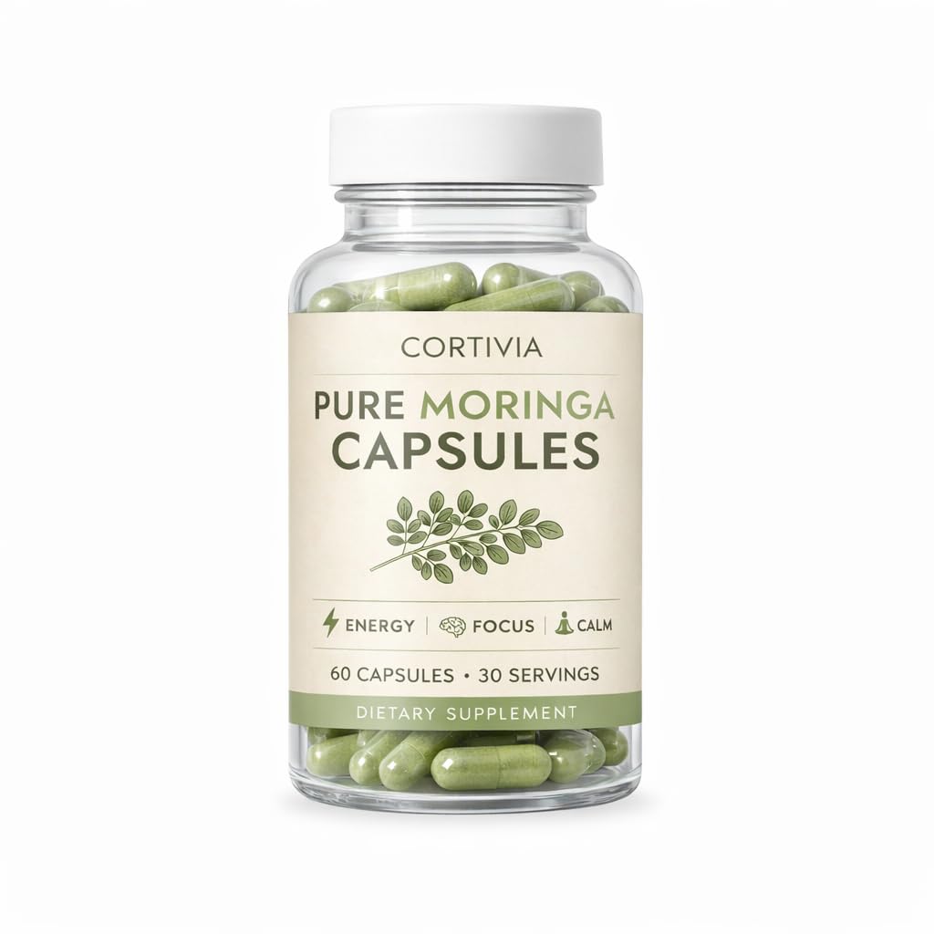 NIVELLE Moringa Capsules front view with packaging