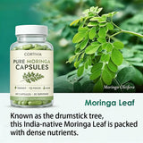 NIVELLE Moringa Capsules side view showing capsule details