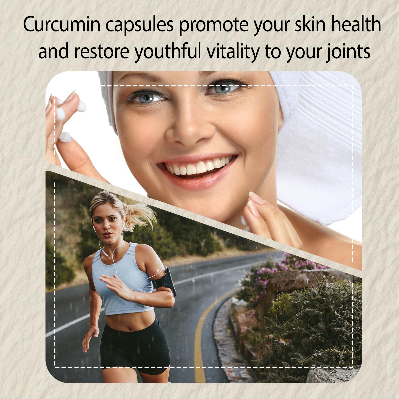 NIVELLE Turmeric Curcumin Supplement with black pepper extract