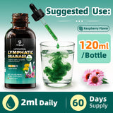 Nivltpure Herbal Lymphatic Support Drops close-up of dropper