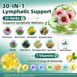 Nivltpure Herbal Lymphatic Support Drops natural raspberry flavour