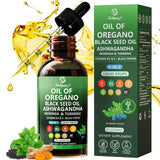 Nivltpure Oregano Oil 8-in-1 Herbal Supplement bottle front view