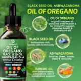Nivltpure Oregano Oil 8-in-1 Herbal Supplement ingredients list