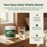NIVORA Broccoli Sprout Supplement in a lifestyle setting