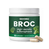 NIVORA High-Density Sulforaphane Capsules bottle front view