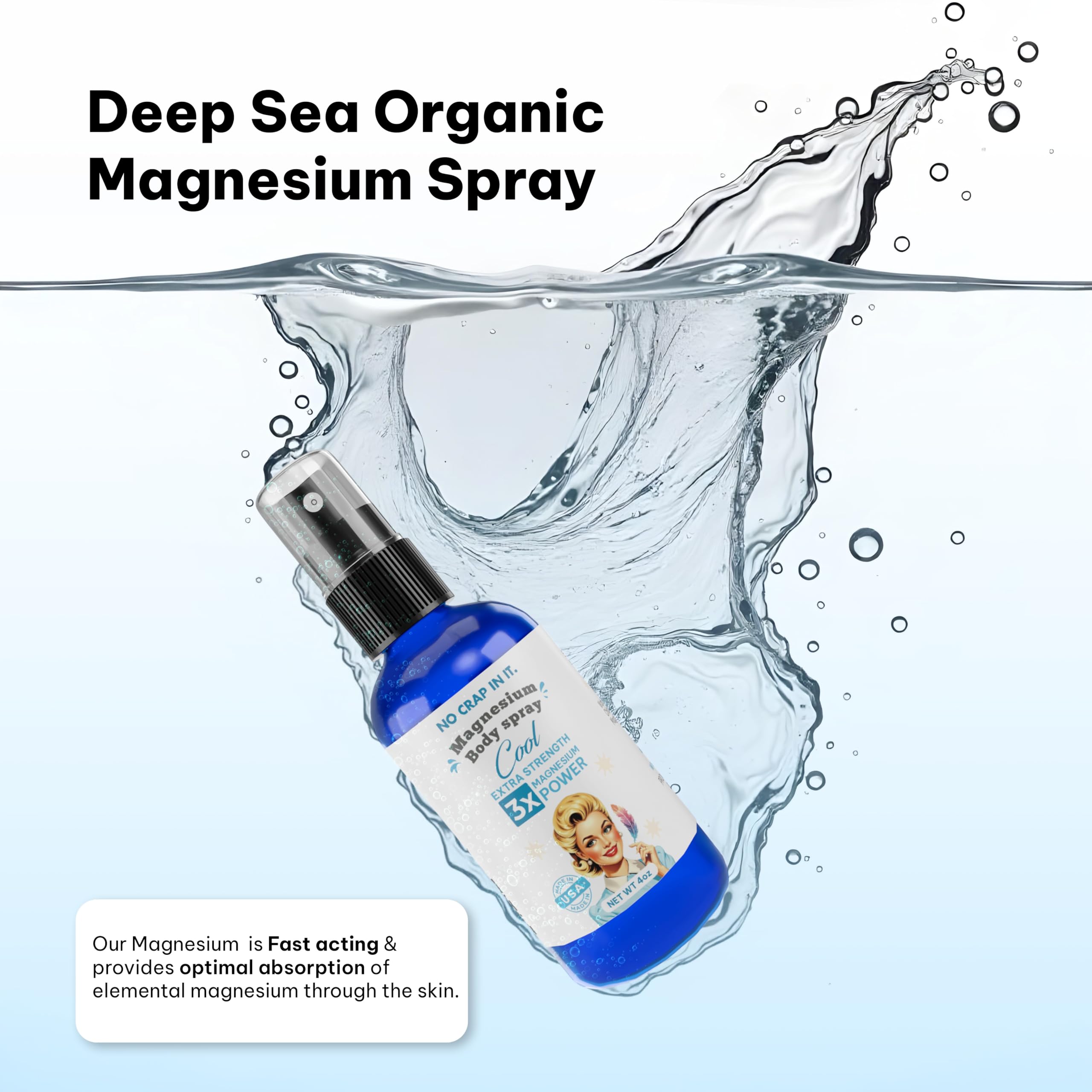 No Crap In It Magnesium Glycinate 240g packaging