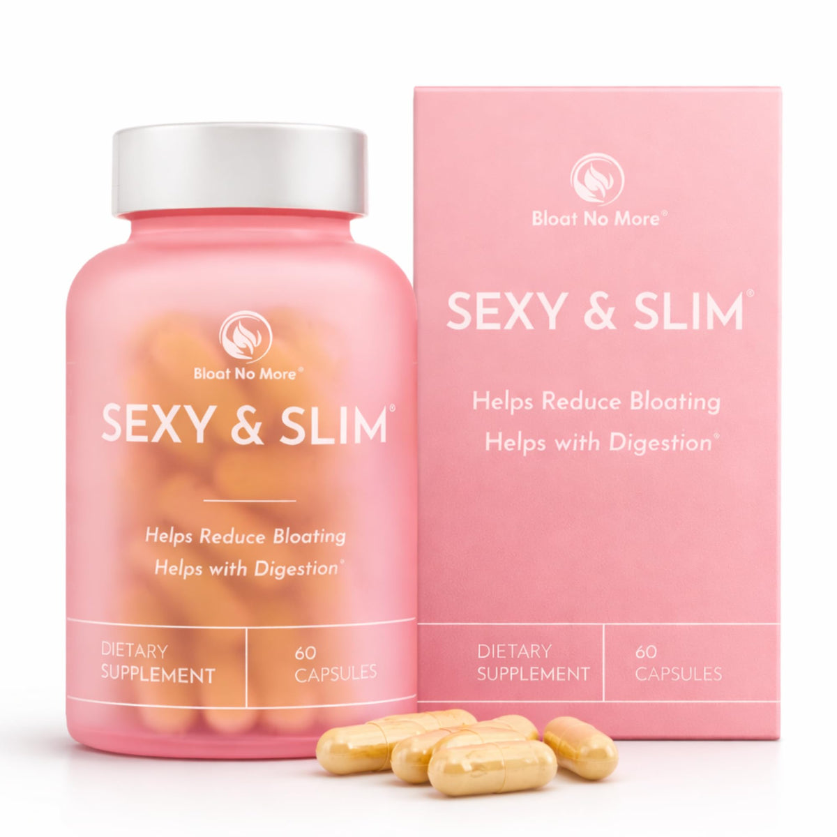 No More Multi-Enzymes 60 Capsules front view