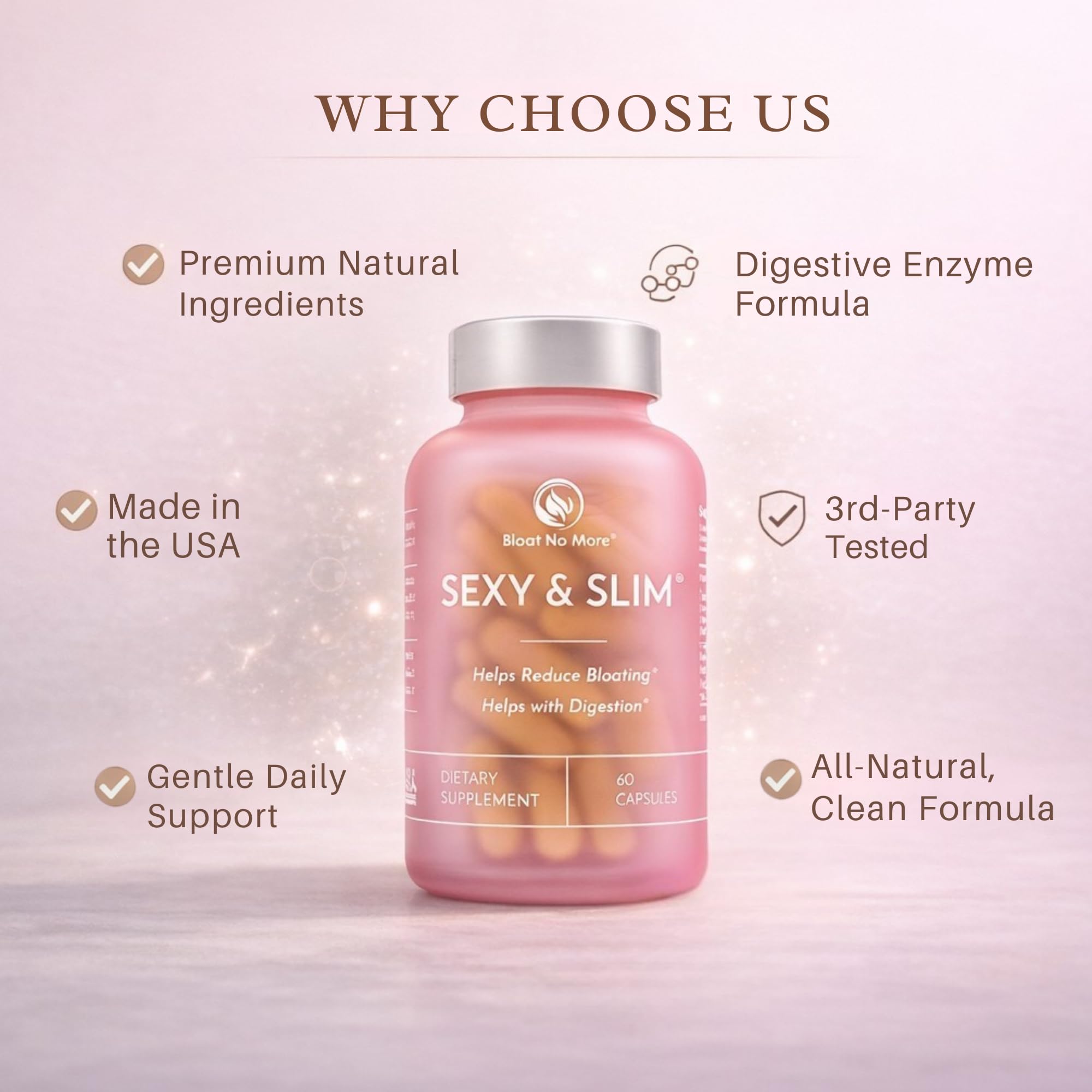 No More Multi-Enzymes bottle with label