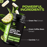 Nobi Nutrition Green Tea Fat Burner 132g side view