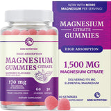 Nobi Nutrition Magnesium Citrate Gummies 30 count bottle front view