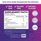 Nobi Nutrition Magnesium Citrate Gummies bottle with gummies scattered around