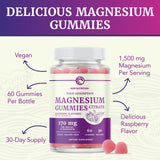 Nobi Nutrition Magnesium Citrate Gummies on a wooden table