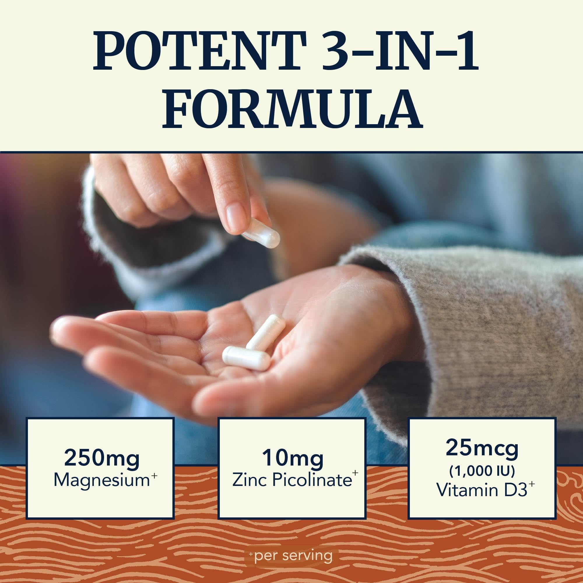 Nobi Nutrition Magnesium Complex 260mg side view