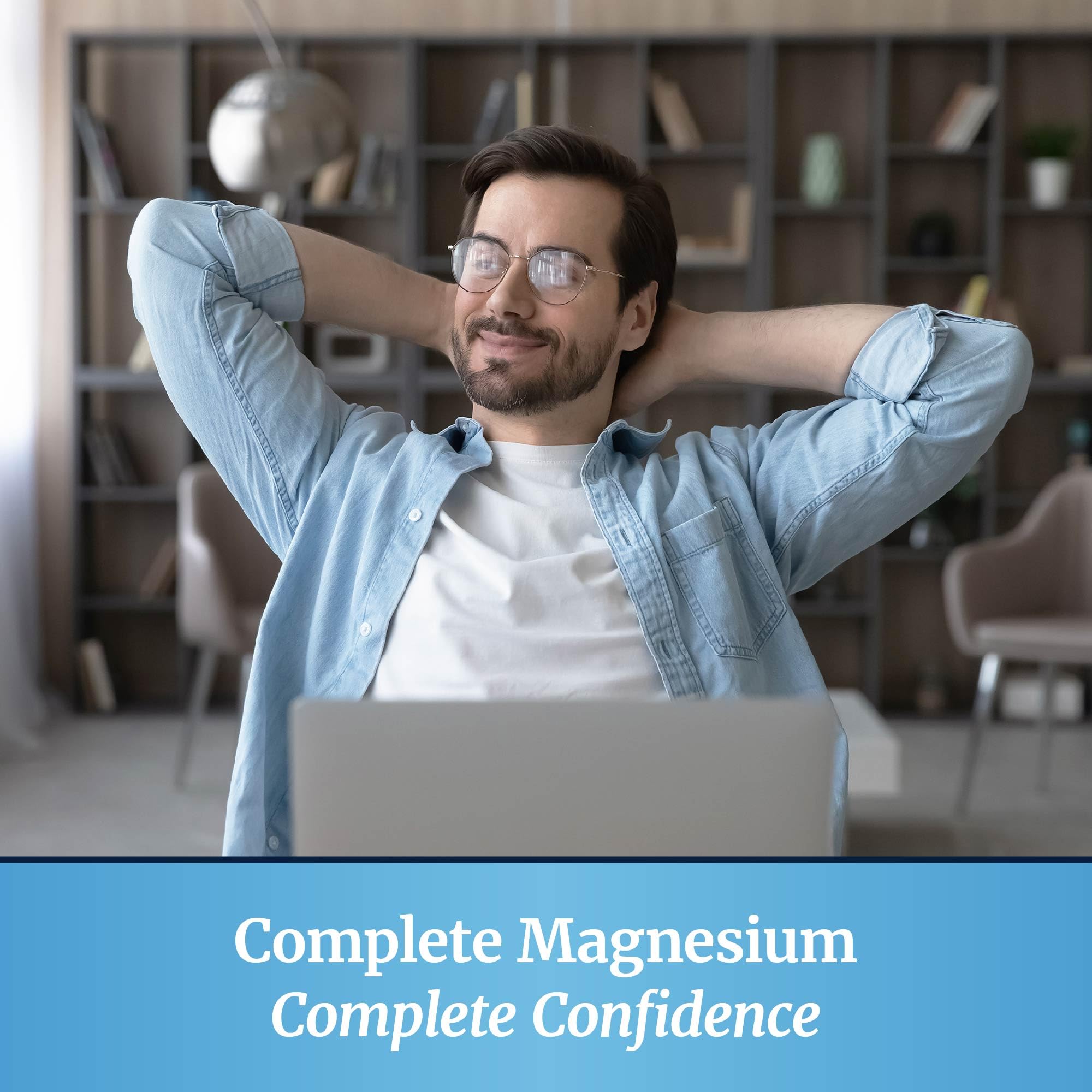 Nobi Nutrition Magnesium Complex 500mg displayed with other supplements