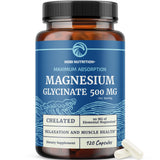 Nobi Nutrition Magnesium Glycinate 500mg capsules front view