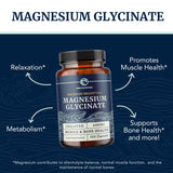 Nobi Nutrition Magnesium Glycinate capsules with measuring spoon