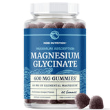 Nobi Nutrition Magnesium Glycinate Gummies 600MG front view with grape flavour