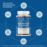 Nobi Nutrition Magnesium Glycinate Gummies 600MG on a wooden table