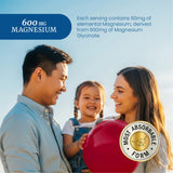 Nobi Nutrition Magnesium Glycinate Gummies 600MG packaging side view