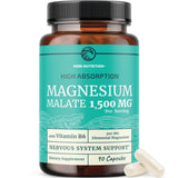 Nobi Nutrition Magnesium Malate 300mg capsules front view