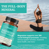 Nobi Nutrition Magnesium Malate capsules with a measuring spoon