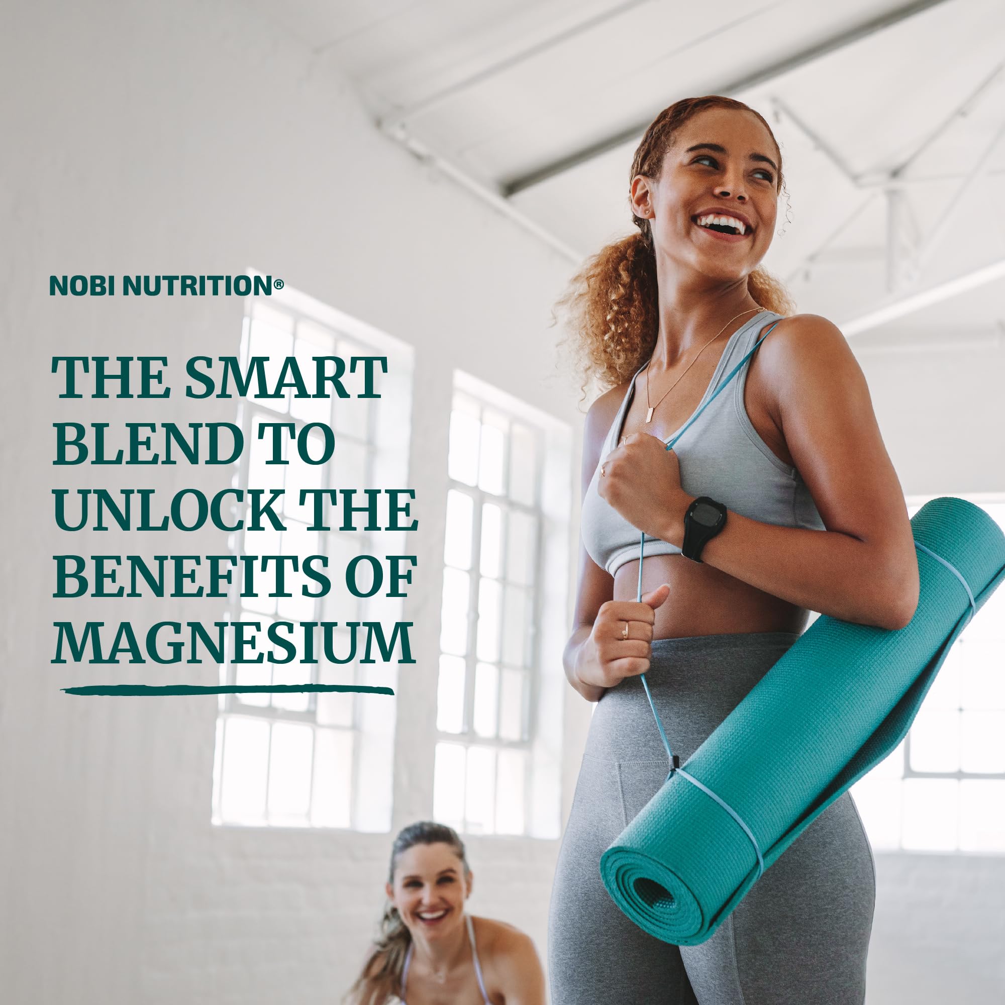 Nobi Nutrition Magnesium Softgels 300mg with safflower oil