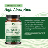 Nobi Nutrition Magnesium Taurate supplement capsules in hand