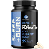 Nobi Nutrition Night Time Fat Burner Capsules front view with packaging
