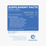 Nobi Nutrition Night Time Fat Burner Capsules showing capsule size