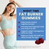 Nobi Nutrition Night Time Fat Burner Gummies packaging