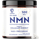 Nobi Nutrition NMN Supplement 500mg capsule bottle front view