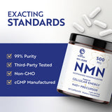 Nobi Nutrition NMN Supplement 500mg capsules in a hand