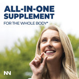 Nobi Nutrition Sea Moss Complex Capsules on a wooden surface