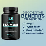 Nobi Nutrition Sea Moss Complex Capsules side view