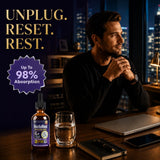 NoctuRest Natural Sleep Aid bottle on a wooden table
