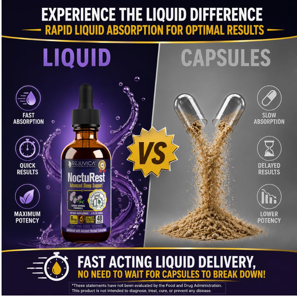 NoctuRest Natural Sleep Aid with herbal ingredients