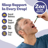 NoctuRest Sleep Supplement liquid bottle on a wooden table