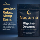Nocturna Glycine Dreams Powder packaging side view